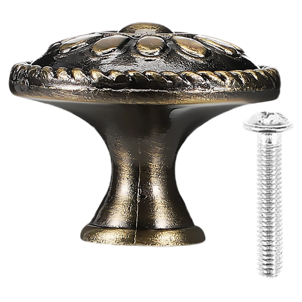 

1 set 1 Set Round Metal Cabinet Handles Durable Door Knobs For Drawers Cupboards Closets Furniture Hardware Kitchen Dresser