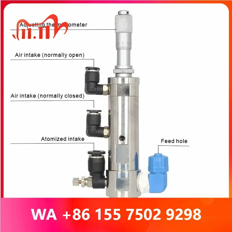 YK-62 Stainless Steel Small Flow Spray Dispensing ale Pnmatic Parts Glue Dispenser Nozzle