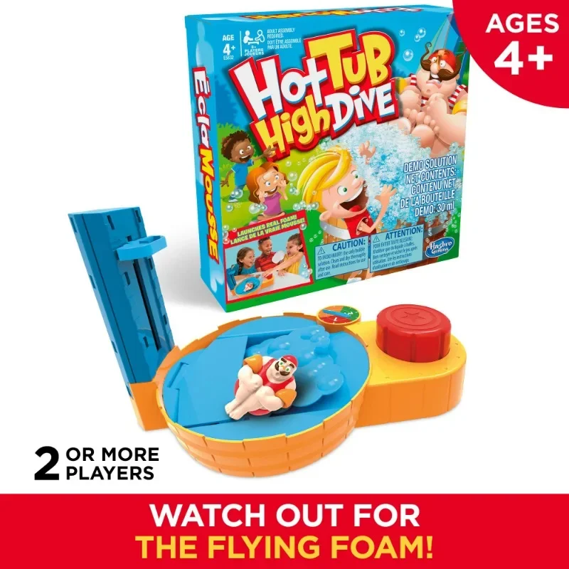 Hasbro Gaming Hot Tub High Dive Game with Bubbles Board Game Toys Games Party Collect Children Birthday Gifts