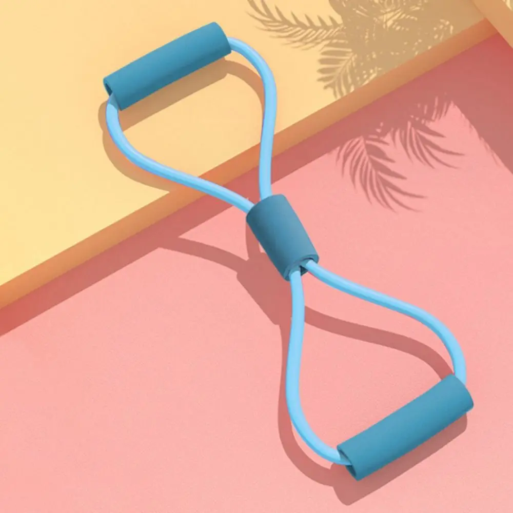 الشد الشريط اليوغا المقاومة الفرقة الصدر المتوسع العضلات تمتد اللياقة البدنية المقاومة العصابات TPE كروسفيت ممارسة سحب حبل الفرقة