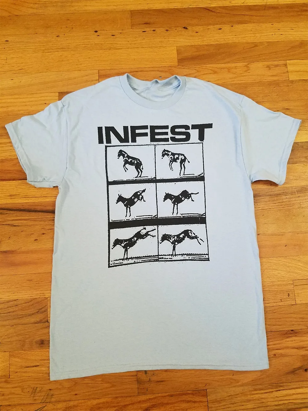 Infester Band For Family White T Shirt Cotton All Size JK399