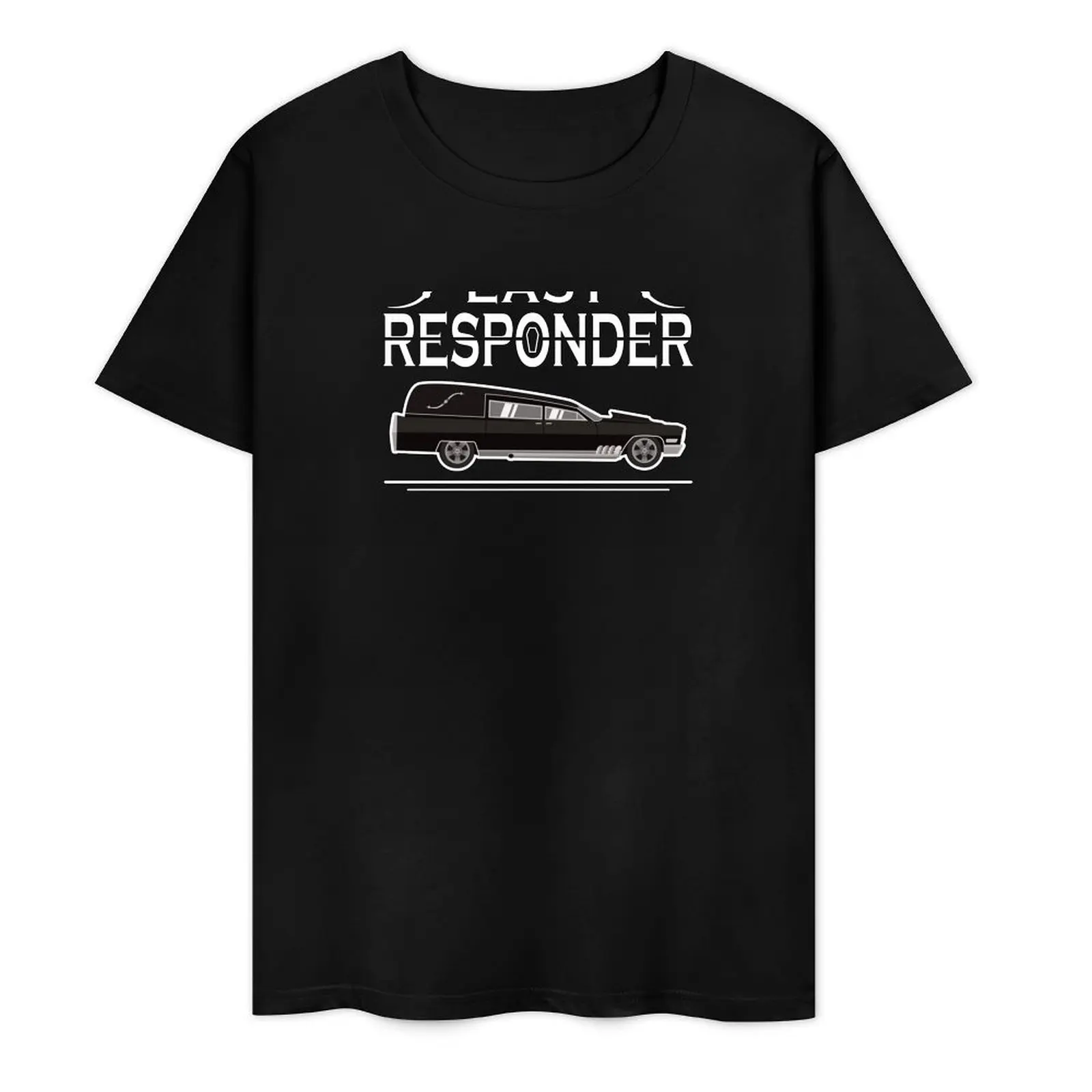 Last Responder Hearse T-Shirt custom t shirt plus sizes heavyweight t shirts for men