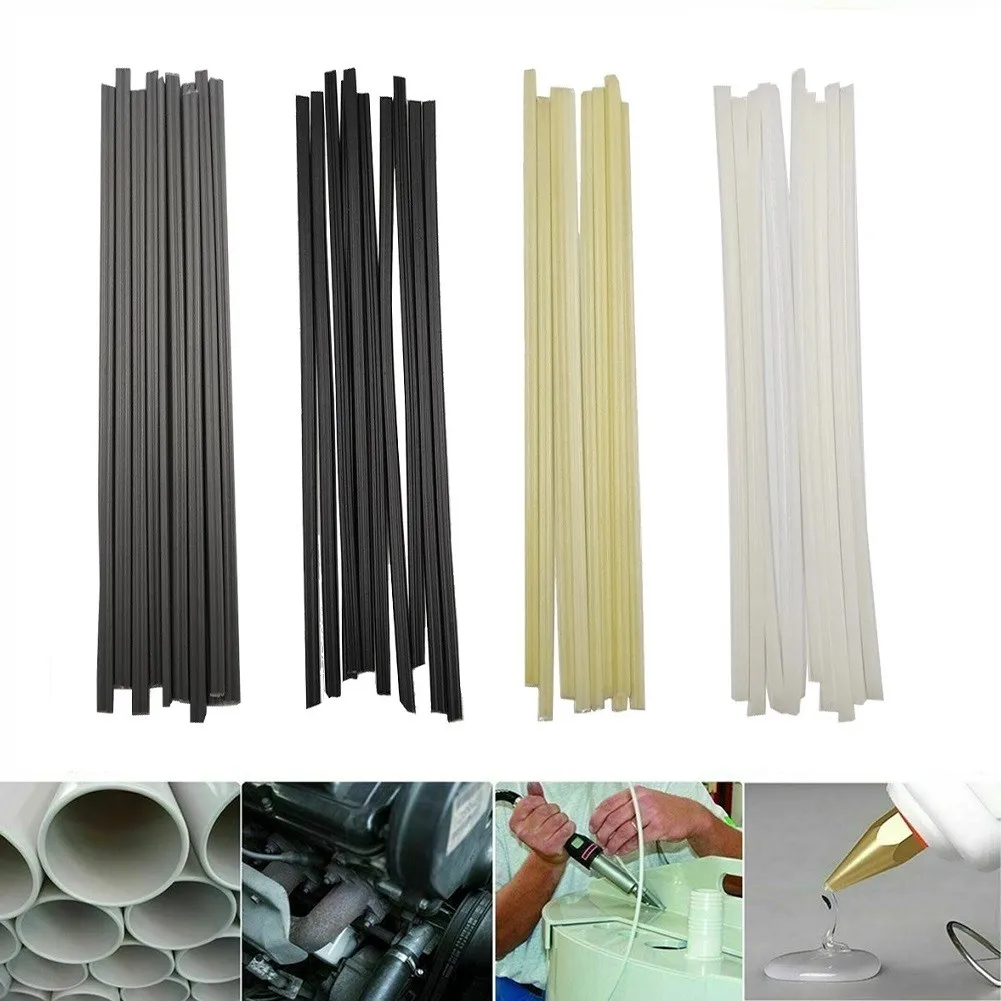 10pcs Plastic Welding Rods 200x5x2.5mm ABS/PP/PVC/PE For Plastic Welder Plastic Rods Welding Reliable Useful Newest