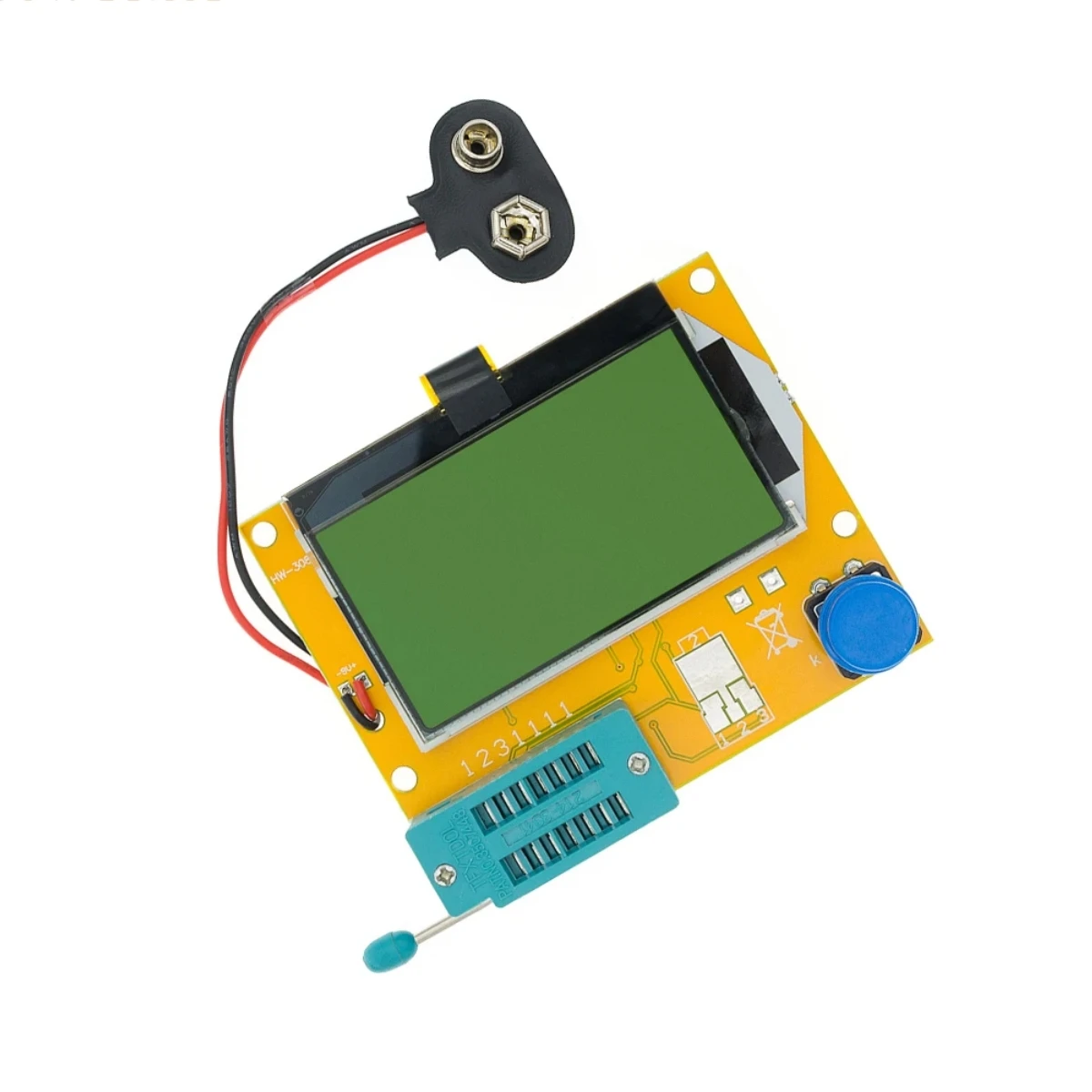 LCR-T4 12846 LCD ATMEGA328 الترانزستور الرقمي تستر متر الخلفية ديود صمام ثلاثي السعة ESR MOS/PNP/NPN L/C/R B03
