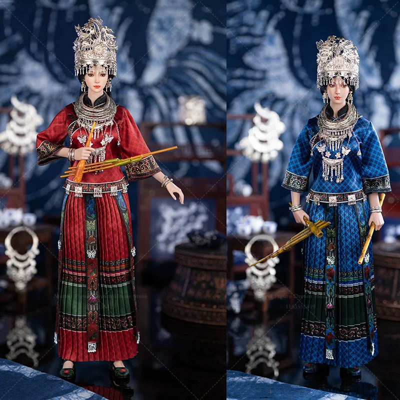 

Фигурка солдата TBLeague PL2025-235, масштаб 1/6, традиционное мастерство, этническая группа Мяо, полный комплект, 12-дюймовая подвижная экшн-фигурка