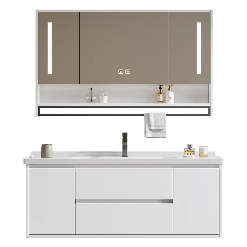 

Wholesale Bathroom Set Vanity with Sink Basin Furniture Luxury Wooden Bathroom Vanity