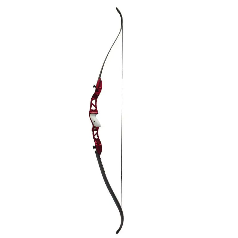 F155 training bow66\'\' Aluminium Recurve Bows 22-38lbs Archery Recurve Bows with Metal Riser