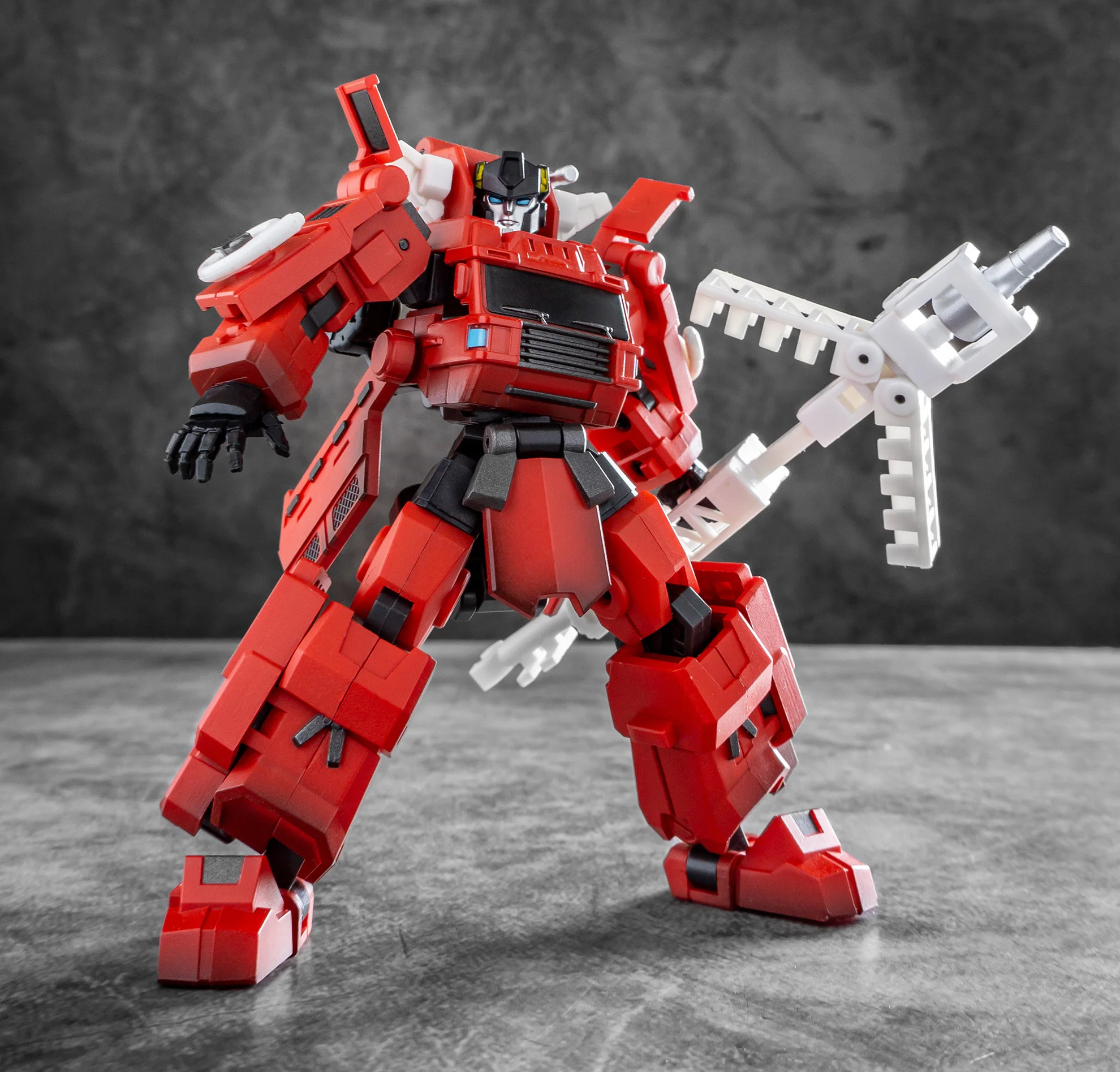 Iron Factory IF EX-62 EX62 Inferno Transformierendes Spielzeug Iron Samurai Series Mini Pocket War Actionfigur Robotermodell Deformiertes Spielzeug