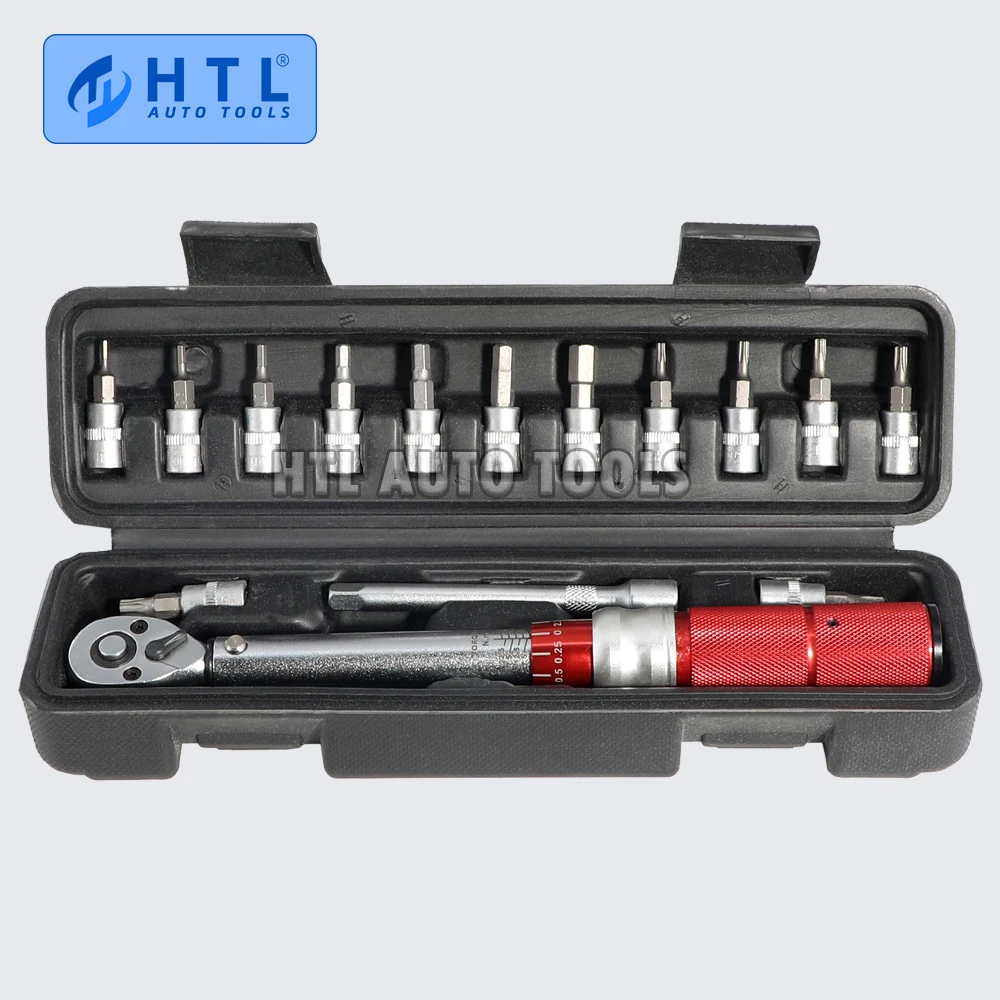 

1/4 " Ratchet Torsion Torque Wrench Repairing Set Dual Direction Bike Allen Key Socket Preset Type Spanner Repair Tool
