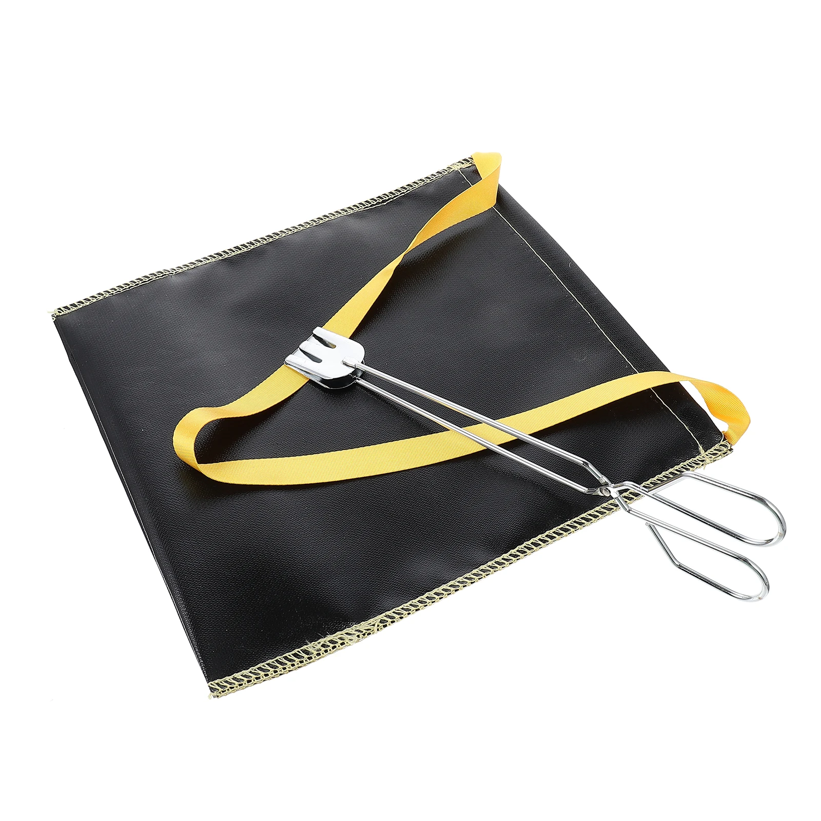 

Carbon Gray Storage Bag Fire Retardant Pouch Barbecue Ash Bag Camping BBQ Accessory Durable Reinforced Portable Travel Hiking