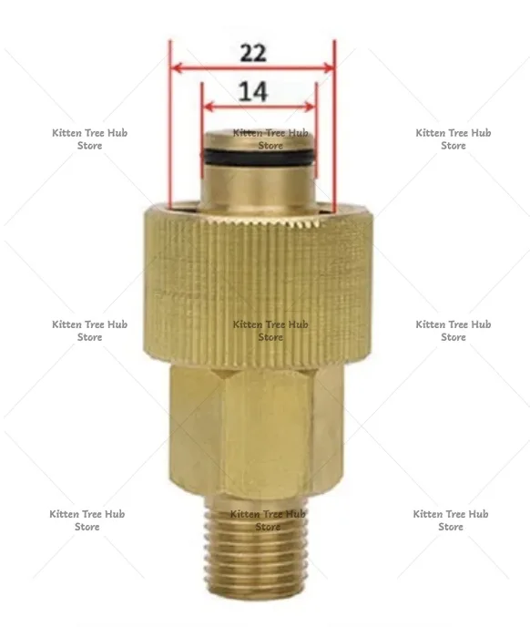 TR22 Four Head Threaded Adapter Compatible with New K Series High Definition High Pressure Washers