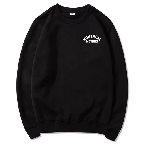 Imagen 2 del producto Boston Raiders Montreal Metros jerseys calentados Rivalry TV estampado cuello redondo Sudadera de manga larga moda masculina Sudaderas Unisex