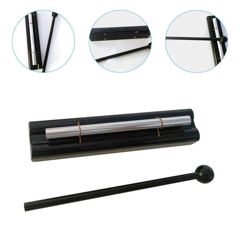 Monofon Dzwonek Wietrzny Drewniany Instrument Perkusyjny Zabawka Trwały Materiał Edukacja Muzyczna dla Dzieci Narzędzie Klasowe Dzwonek Muzyczny