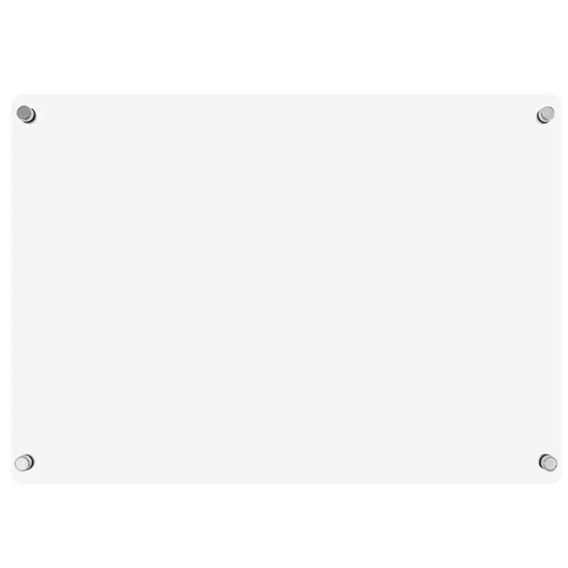 Imagem -02 - Clear Magnetic Frigorífico Dry Erase Board Message Calendar Whiteboard Acrílico em Branco para Geladeira Placa Transparente