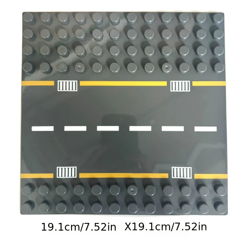 لوح أساس لبنات البناء للأطفال ، الجزيئات الكبيرة ، المدينة ، الطريق ، الشارع ، اللوح الأساسي ، مستقيم ، ألعاب ، منحنى * Dot #5