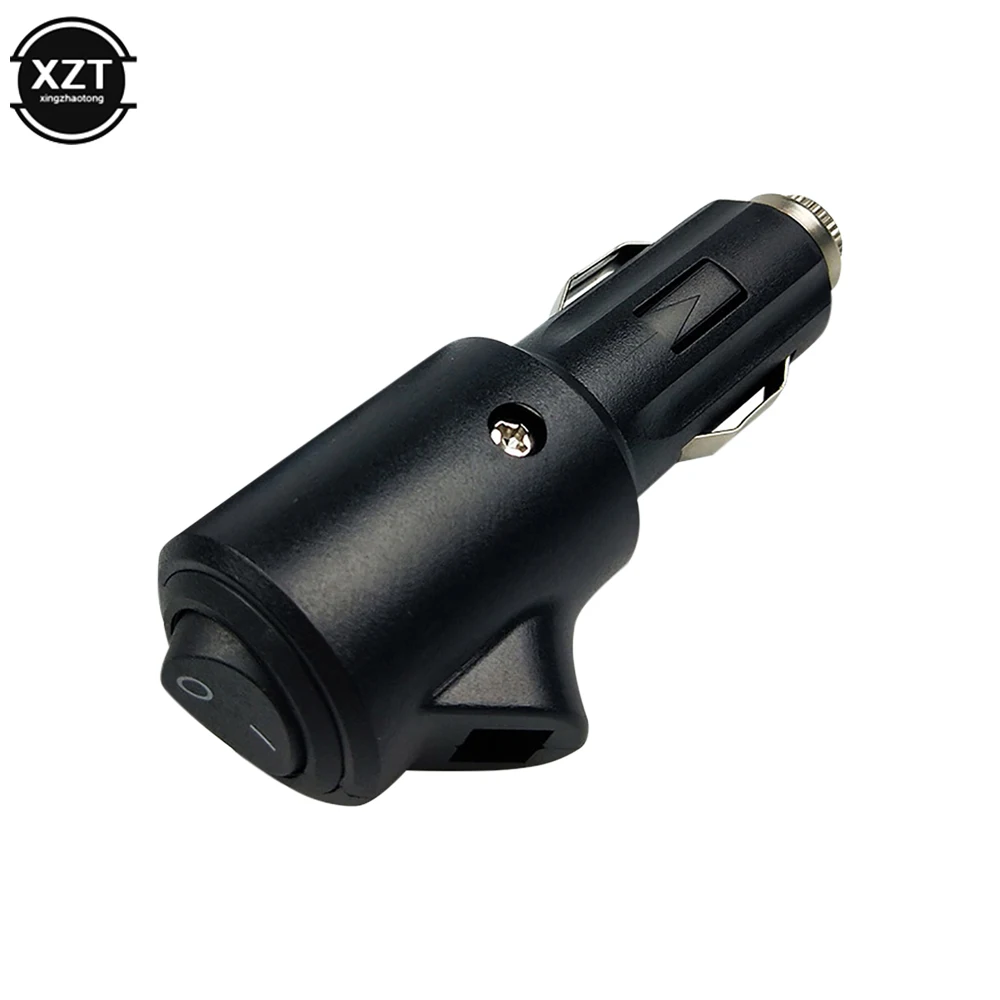 Auto Car Cigarette Lighter Socket Plug Connector Adapter with On Off Switch 15A 12v 24v Car Styling Accessory Hot Sale