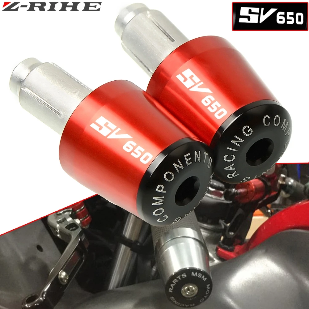 

22MM For Suzuki SV650 SV 650 sv 650 s Motorcycle Accessories CNC Aluminum Handlebar Grips Ends Handle Hand Bar Ends Cap SV650