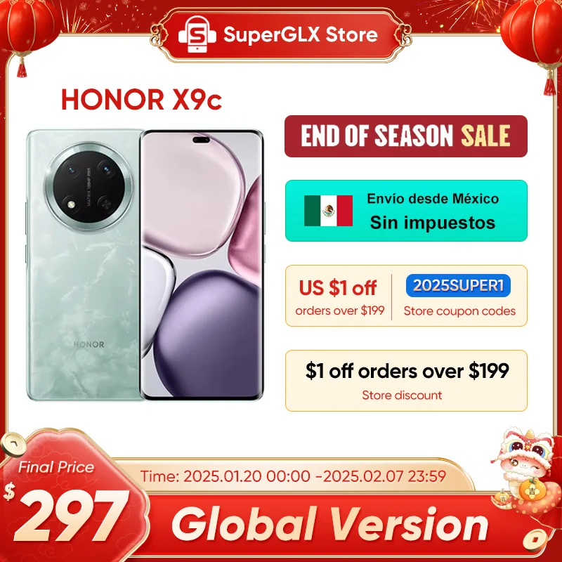 Global Version HONOR X9c 5G Smartphone 6.78