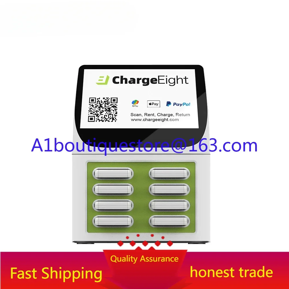 Public Cell Phone Charging Stations Sharing Power Bank 8 Slots Battery Vending Machine Portable Charger Rental