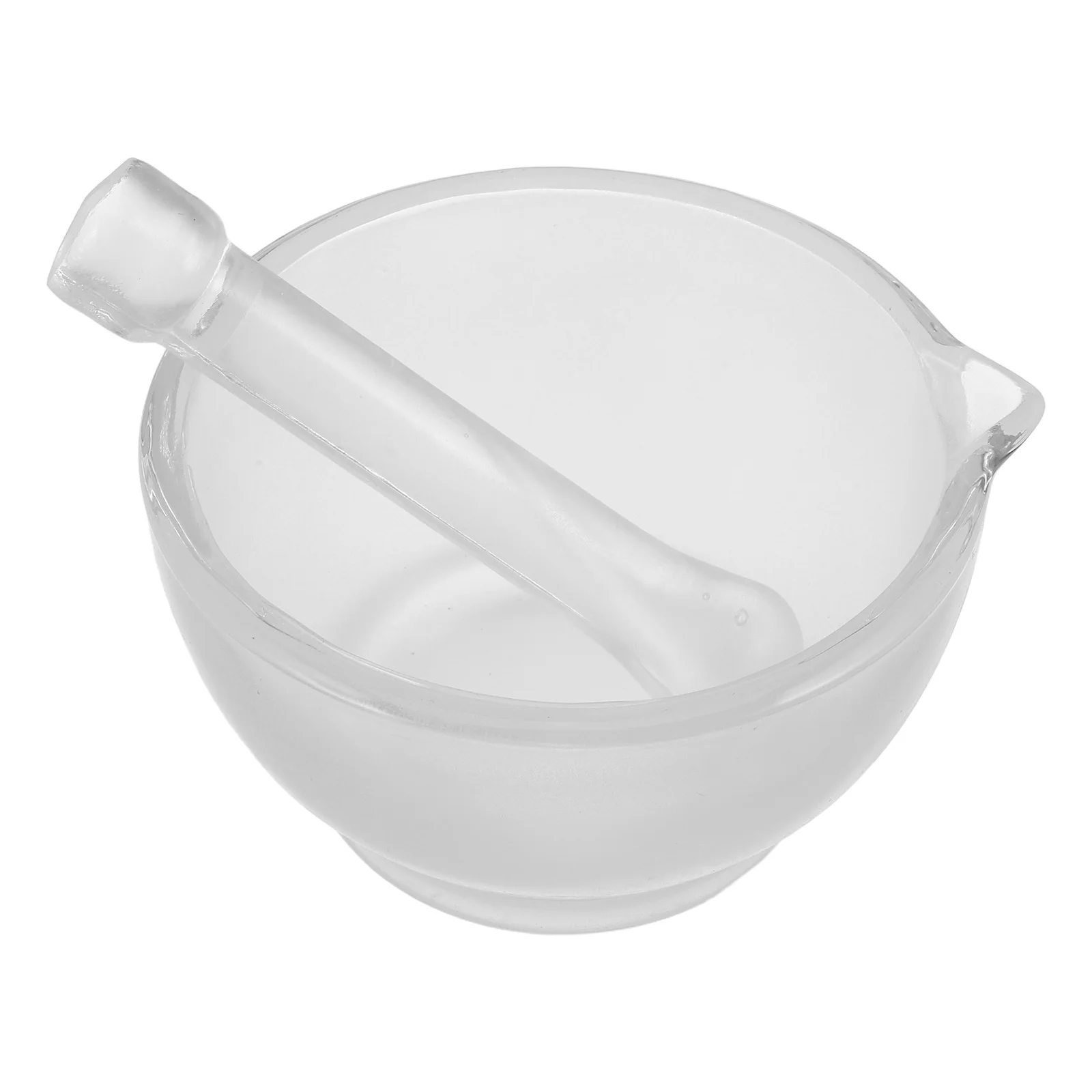 

1Set Laboratory Glass Mortars and Pestle Set Polished Small Bowl Mixer for Precision Grinding and Mixing Glass Mortars Mixer