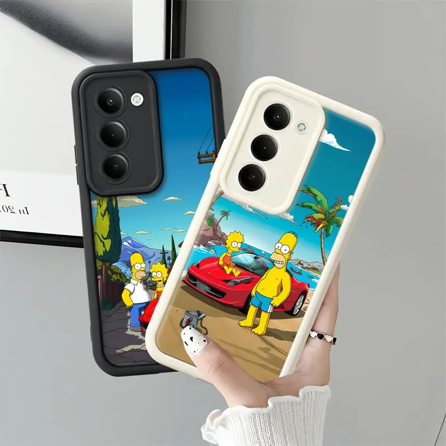 Phone Cover Case for Samsung Galaxy A71 A72 A53 A54 A51 A73 A37 A16 A57 A56 A27 A13 A35 A36 A26 A32 A34 The S-Simpsons Homers