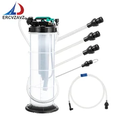 7.5L Oversize Manual Fluid Pump Extractor 5ft Suction Hose Leak Proof For Automotive Oil Change Truck Boat Oil Transfer Tank