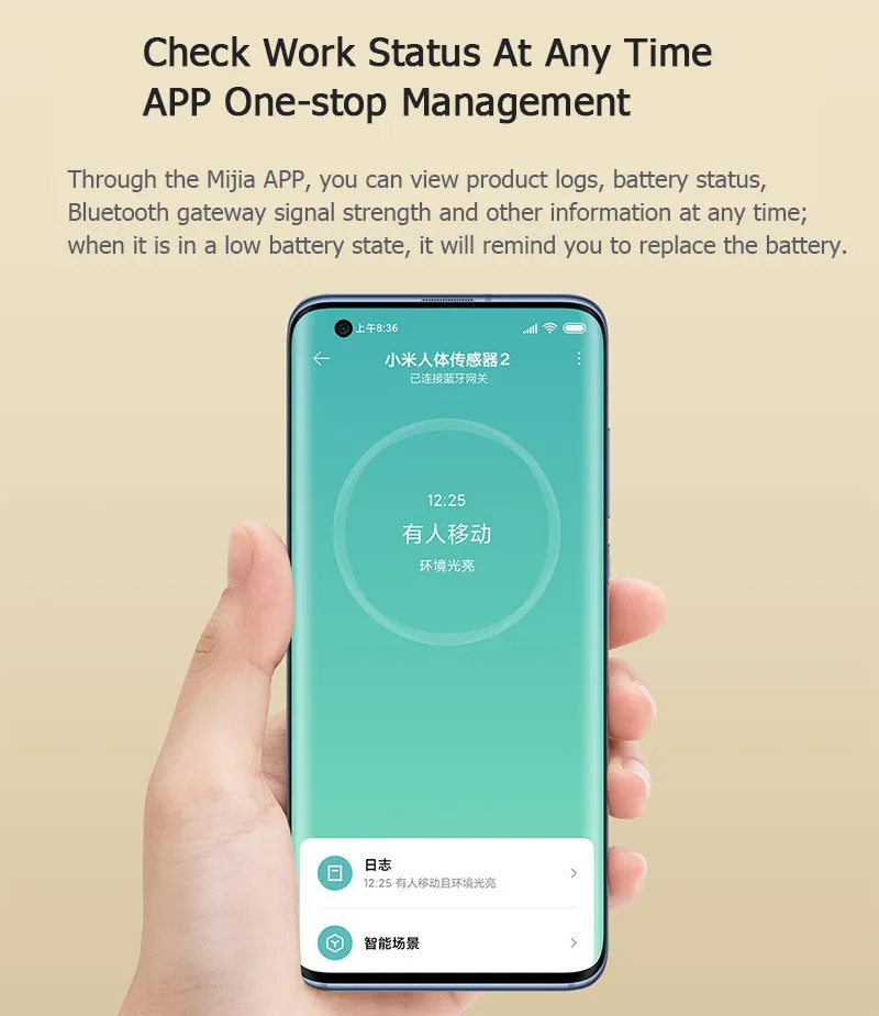 Intelligence Human Body Sensor 2 Magnetic Motion Sneosr Smart Home Practical Device Accessories Smart Intelligent Device for MI