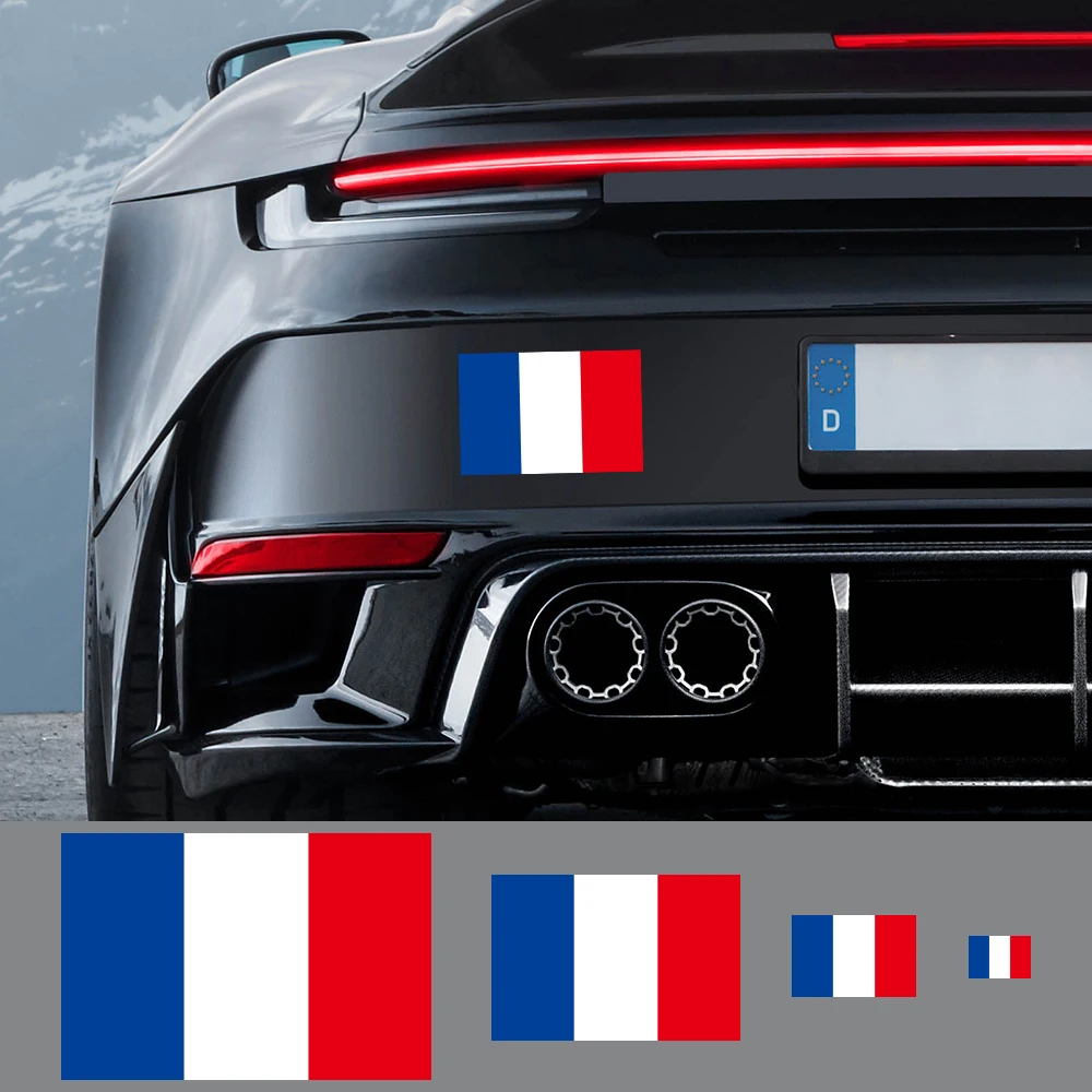 

3Pcs France Flag Car Sticker Waterproof Styling Motorcycle Decals Accessories For Skoda Seat VW Volkswagen Suzuki Smart Toyota