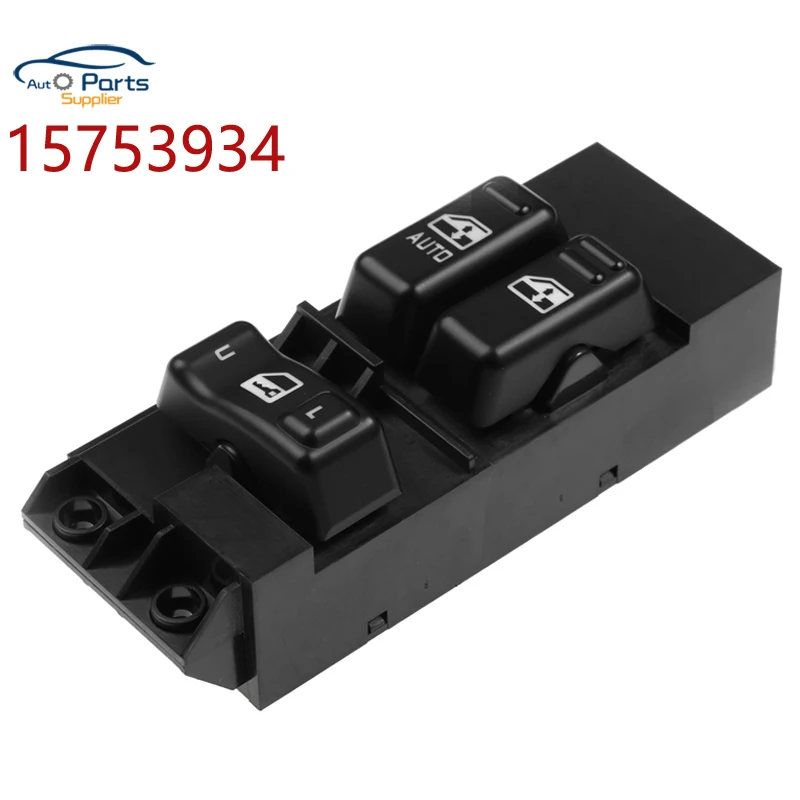 

New 15753934 Master Power Window Switch Driver Side Left LH For GMC Sierra 1500 2500 3500 Chevy Silverado 19259958 15047637