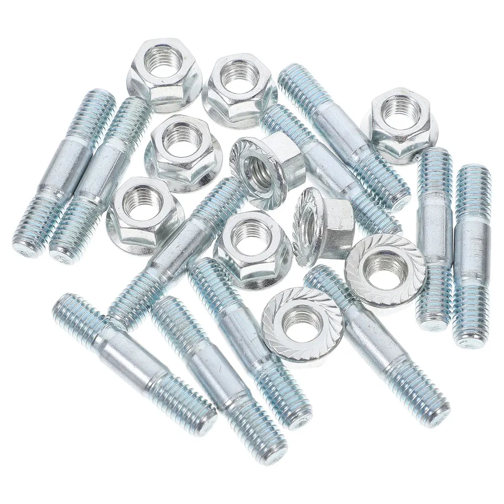 

30pcs Double-ended And Bar Stud Bolt Sets Chainsaw Guide Bar Nut And Bolt Assortment Accessories Universal Compatibility
