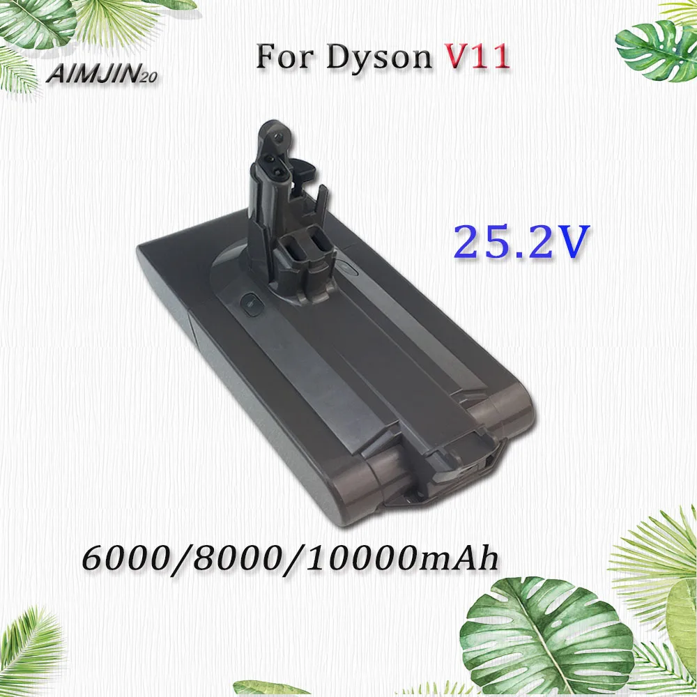 

V11 25.2V 6000/8000/1000mAh Li-ion battery Pack For Dyson 25.2V SV14 SV15 Vacuum Cleaner Tool Battery Replacement