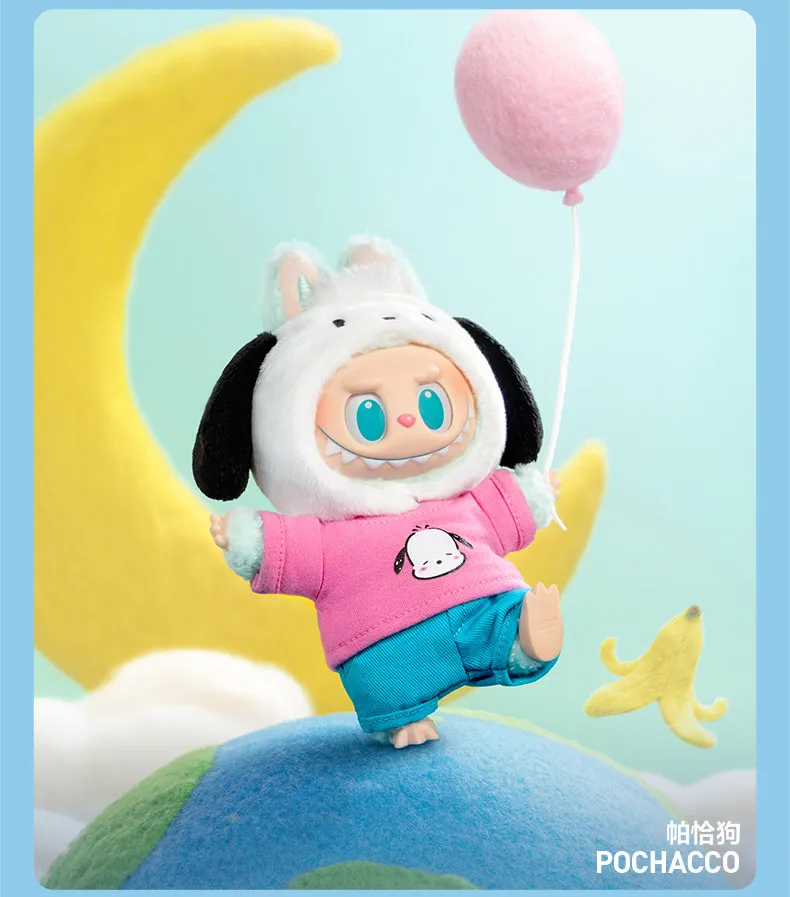 NEW POP MART The Monsters X Sanrio Family Labubu Hello Kitty
