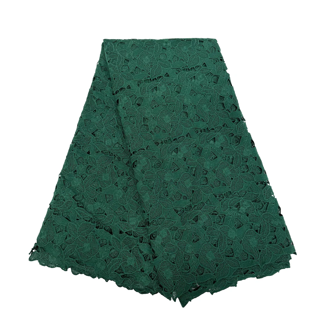 

2025 Women Hot Sale Tissue cord Lace Fabric French African Wedding Party Dresses Elegant Luxury Water Souble Lace Material Sew