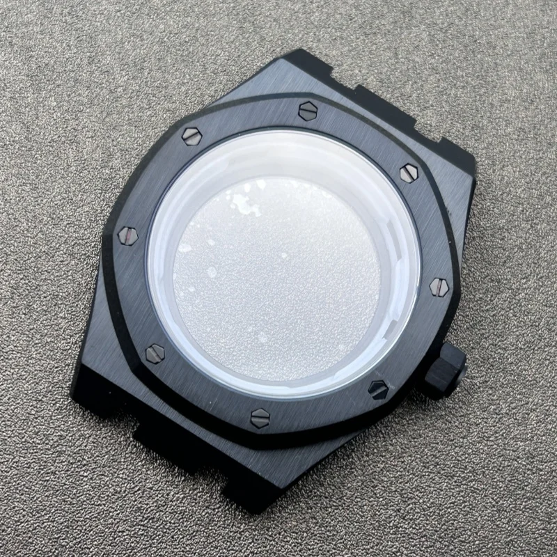 Accessories for NH35, Oak steel case, sapphire glass, suitable for NH35/NH36 movements