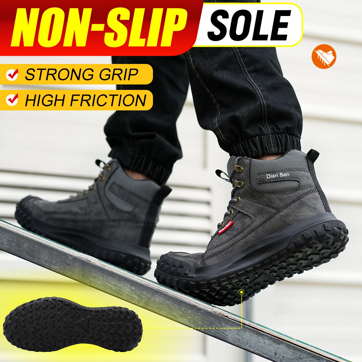 Men's Safety Work Boots Steel - Mens Fashion Workwear 评论和价格