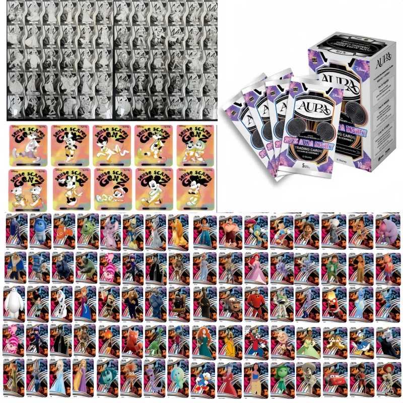 

Kakavo Disney 2025 Aura Series Коллекционная карта Ника Фокс Ник Эльза Стич Микки Персонаж Базовая карта Линия Gen Z Карты Игрушка в подарок