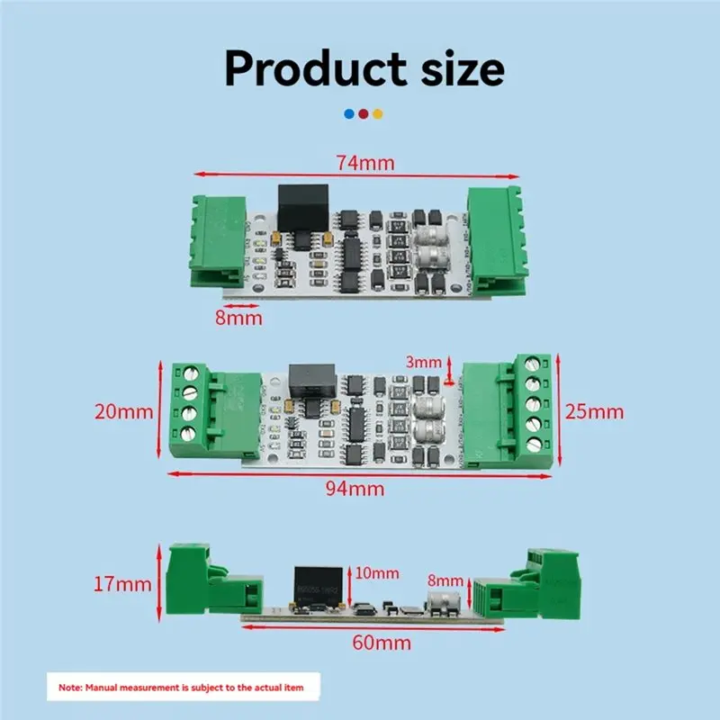 【THANKSGIVING DAY】TTL To RS485/422 Full-Duplex Communication Module 5V TTL Level Conversion High-Speed Industrial Converter Inte