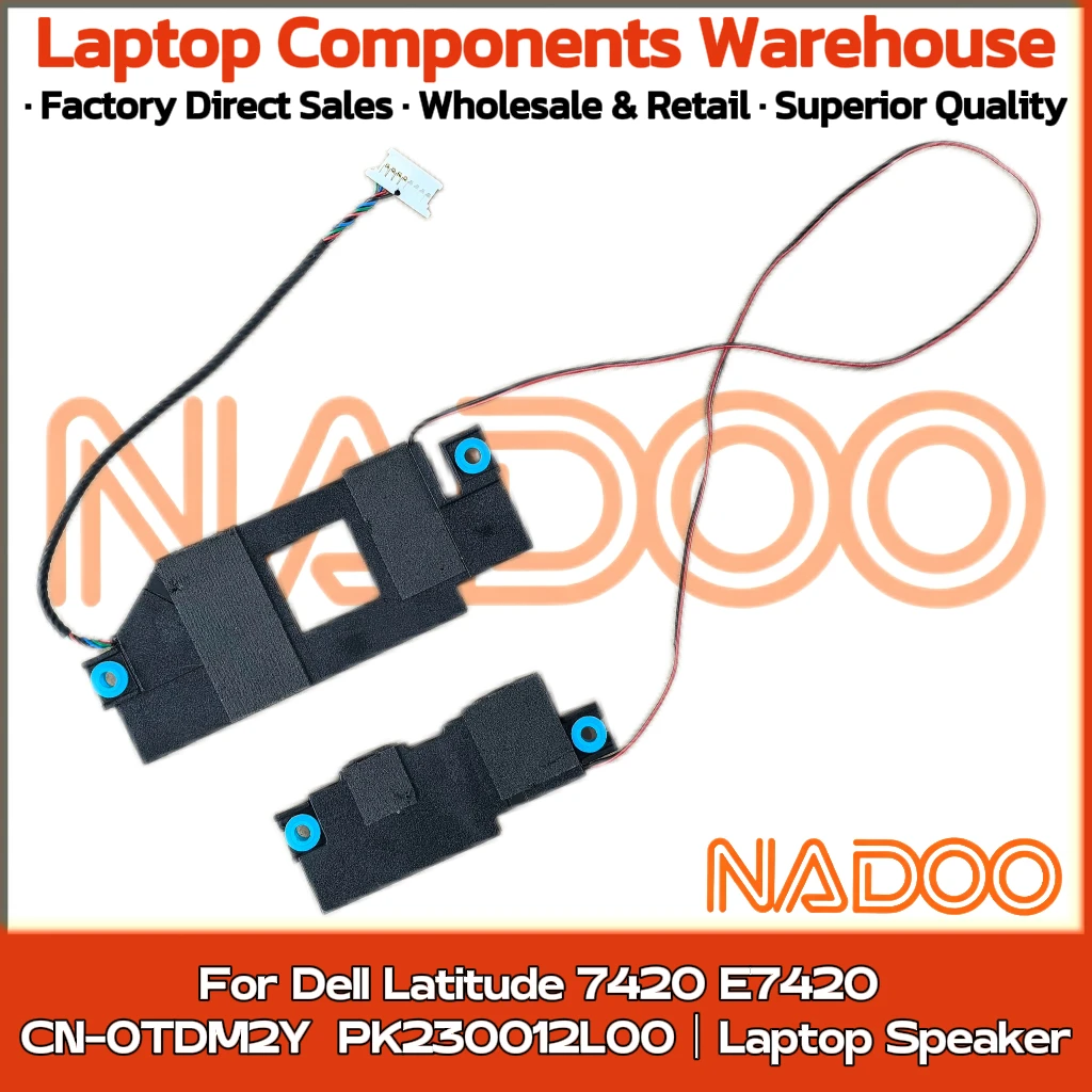New Original Laptop Notebook Audio Speaker For Dell Latitude 7420 E7420 built-in speaker horn audio  CN-0TDM2Y  PK230012L00