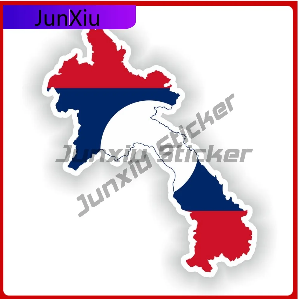 

Laos Map Flag Silhouette Sticker Vinyl Waterproof Decals Graphics Auto Sticker Car Camper V 125 Motorcycle Gluedecals Funny Stic