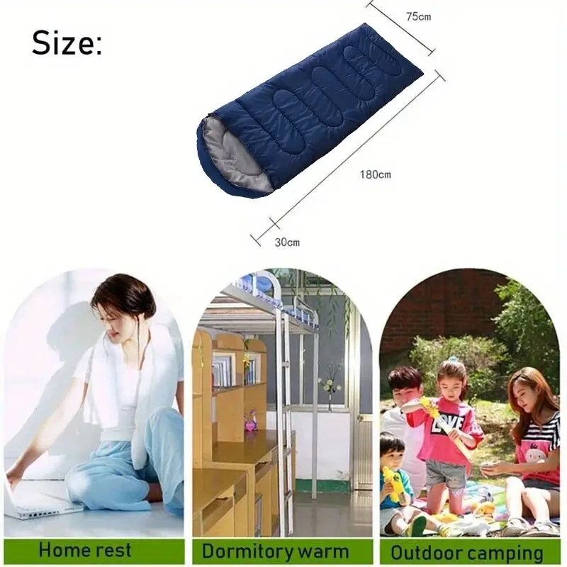 Sleeping Bag -0 Degrees Can Be Used With Green Camouflage for Camping Trips
