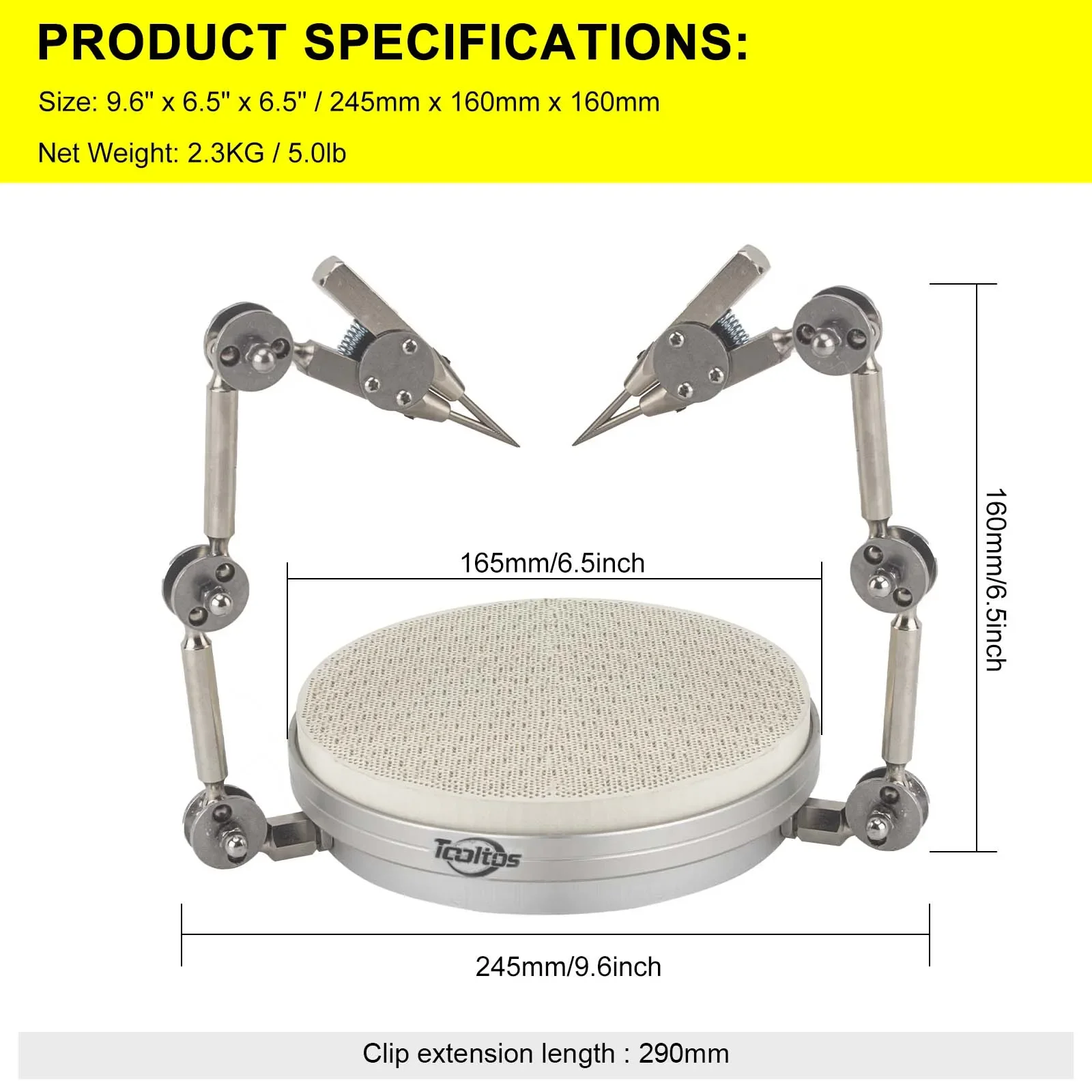 

Small Rotary Honeycomb Welding Fixture Turntable Permanent Other Jewelry Welding Machine Tool Accessories Equipment Set