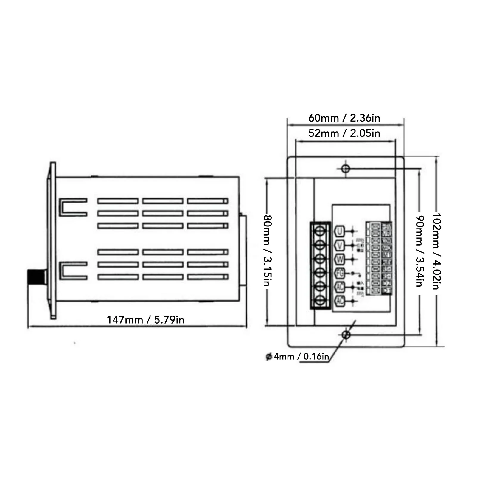 Mini Motor VFD Inverter PC Shell  Frequency Drive Inverter Excellent Copper  Coil 400W for Engraving Machine