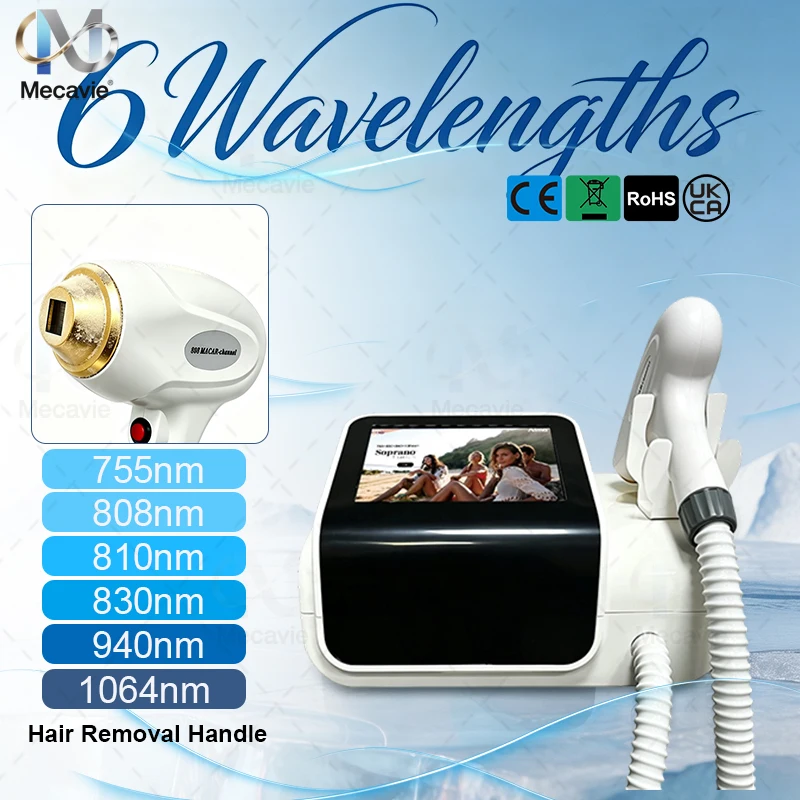 2026 Mini Diode Laser Hair Removal 6000W High Power 755 808 810 830 940 1064nm Painless Permanent Home Device Black Friday Deal