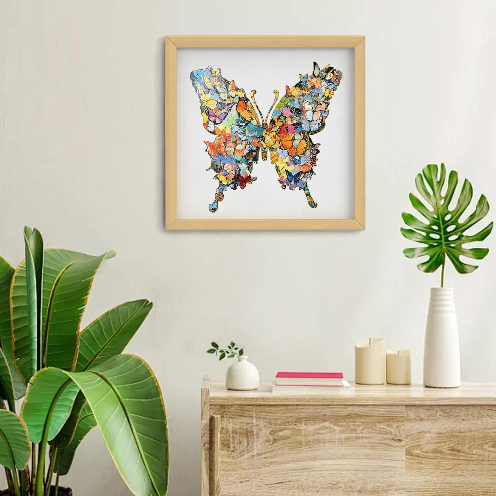 Wooden Puzzles For Adults 162 Or 118 Pieces Butterfly Shaped Puzzle Toy Interactive Wooden Jigsaw For Hobby Party Gathering