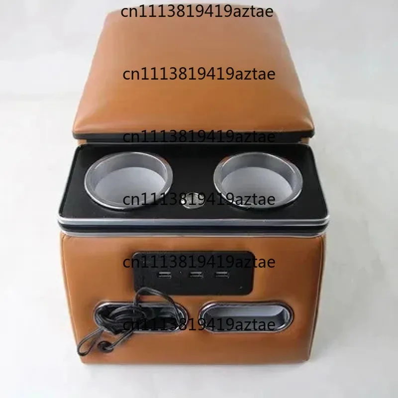 Modified parts of second row middle storage box   rear armrest    general-purpose vehicle