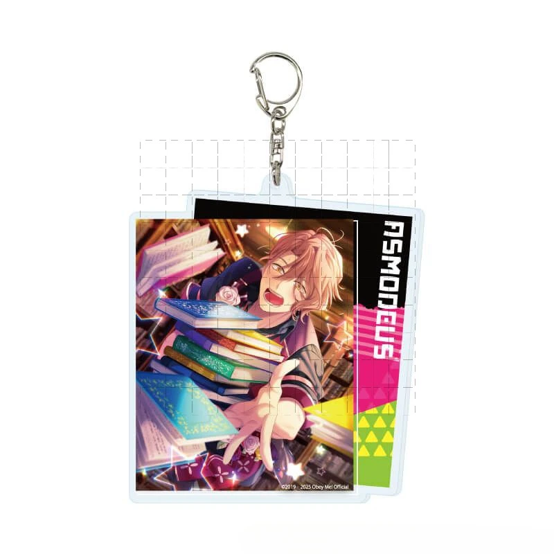 Spel 2-Obey Me! Sleutelhanger Pop Anime Lucifer Leviathan Beelzebub Asmodeus Belphegor Mammon Acryl Sleutelhanger Hanger voor Gift