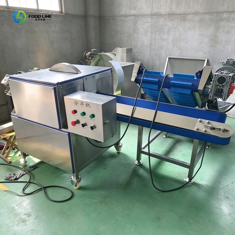 Commercial Fruit Vegetable Cutting Machine Cabbage Half Splitting Cutter Chili Splitter Lemon Halving Machine FL Customized