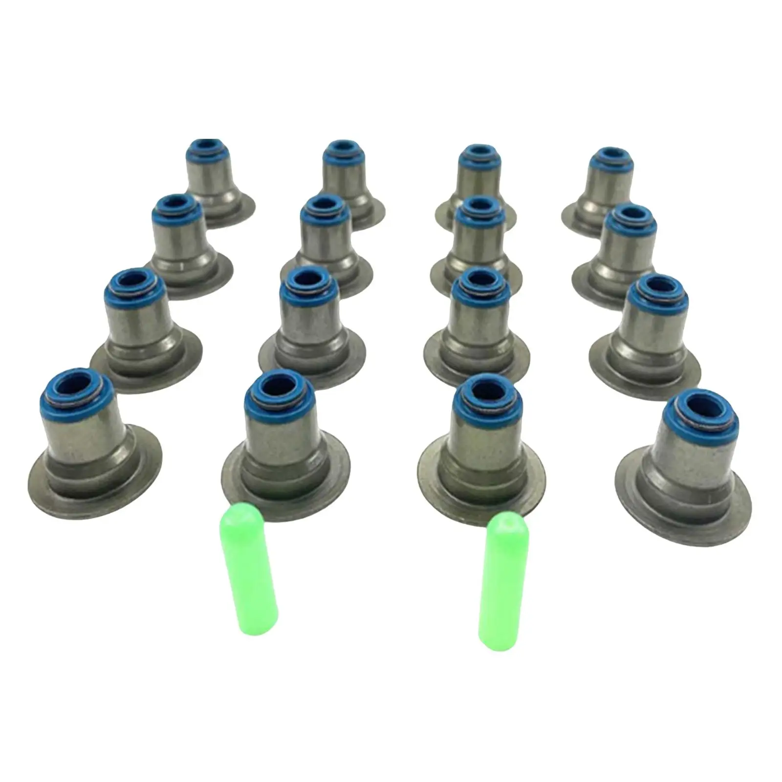 

16Pcs Car Valve Seal 12482063 Seals Set, Metal for GMC LS1 LS3 LS6 2015-2020,
