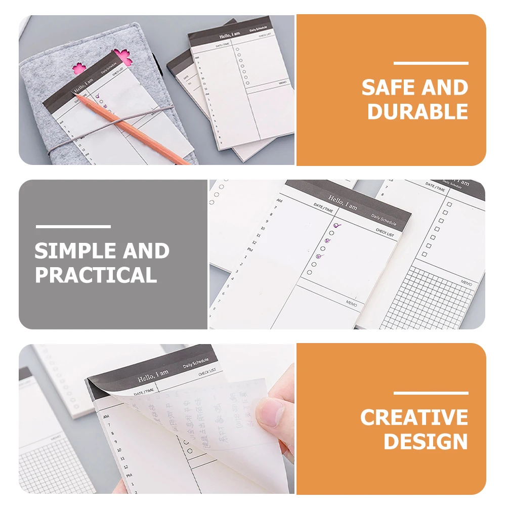 Note Pads Daily Use Compact Planner High Grade Paper Smooth Writing Household Memo Pads Convenient Notepad Student Office Work