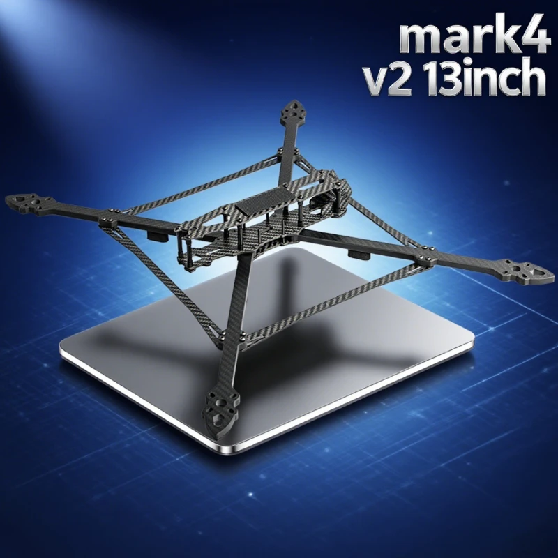 

Mark4 13 Inch V2 Version Carbon Fiber Rc Racing Fpv frame Crossing Drone Frame Fpv Crossing Captain Endurance Heavy Load Frame